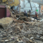 Els danys al Palau Municipal pel fort terratrèmol a la localitat de Juchitán, a l’estat d’Oaxaca.