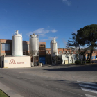 Les instal·lacions de la paperera Alier al municipi de Rosselló.