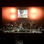 Un moment del concert d’homenatge celebrat dissabte al Teatre Municipal de Balaguer.