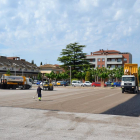 Trabajos de mejora en la zona de estacionamiento de Els Negrals.