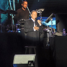 Iglesias, el 2016, durant l’actuació al festival de Cambrils.