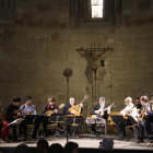 Recital d’homenatge al lutier Antonio Torres a la Seu Vella, amb Carles Trepat al capdavant.