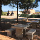 La nueva zona de picnic y barbacoas en L’Albi. 