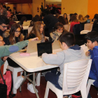 Los alumnos pudieron participar en talleres de programación de juegos. 