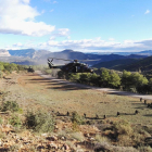 Helicòpters dijous a les maniobres al Pallars Jussà.