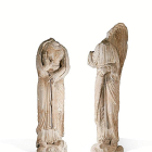 Esculturas de L’Anunciata, lápida judía y casco y espada de época íbera.