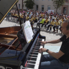 El pianista de Cervera Santi Riu va protagonitzar una de les activitats concertístiques de la jornada.