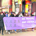 Imagen de archivo de una protesta contra la violencia machista. 