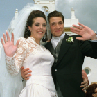 Rocio Carrasco i Antonio David Flores en el seu casament de 1996.