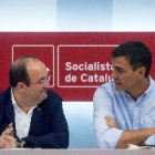 Iceta, proclamado candidato del PSC a la Generalitat con un 97,6% de apoyo