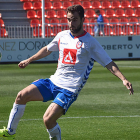Jorge Félix, el nou jugador del Lleida Esportiu en un partit amb el Rayo Majadahonda.