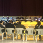 La asamblea se celebró ayer en la sede de los regantes en Algerri.