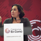 La alcaldesa de Barcelona, Ada Colau, el pasado sábado. 