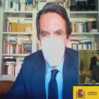 Aznar afirma que "nunca" ha recibido sobresueldos y que no ha conocido "ninguna contabilidad B en el PP"
