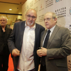 Ferrer y Emilio Gutiérrez Caba, en la última edición de la Mostra. 