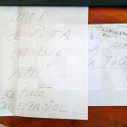 La carta anònima que va rebre l'alcalde de la Fuliola.