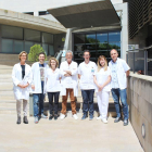 Imagen del equipo de profesionales del hospital de Santa Maria encargados del programa.
