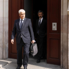 L’exconseller Germà Gordó sortint de declarar del Tribunal Superior de Justícia de Catalunya.