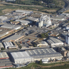 Vista aérea del polígono industrial El Segre.