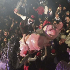 Lo Tossino, una de les figures del bestiari de Tàrrega.