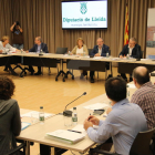 La reunió a la Diputació de Lleida per informar dels fons Feder.