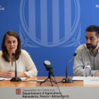 La consellera Meritxell Serret i Daniel Valls van presentar ahir l’informe a Barcelona.
