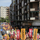 La manifestació de l’1 de Maig va reclamar salaris dignes a Lleida.