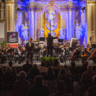El paranimf de la Universitat de Cervera va acollir ahir el concert inaugural del Festival de Pasqua, a càrrec de l’Orquestra Julià Carbonell.