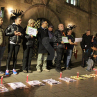 Una manifestació contra la pobresa energètica a Lleida.