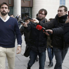 Jordi Figueras, tras declarar en el juzgado en marzo de 2015.