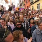 Centenares de personas defienden en Madrid el derecho a decidir de los catalanes