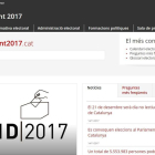 La Generalitat posa en marxa el web institucional de les eleccions del 21D