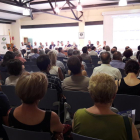 Un momento de la asamblea anual de la cooperativa de Ivars d’Urgell celebrada ayer.