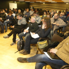 Participantes en la sesión celebrada en la sede del Orfeó Lleidatà.