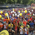 El punt de sortida i la línia de meta per als 2.400 corredors es van ubicar davant del Pavelló 3 dels Camps Elisis de Lleida.