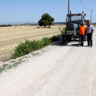 Els treballs de millora als camins municipals de Tàrrega.