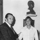 Montal i Cruyff quan va fitxar l’holandès el 1973.
