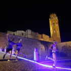 La Lleida Night Run llena de actividad el Turó de la Seu Vella