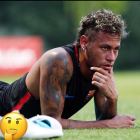 Esta foto que colgó Neymar en Instagram ha alimentado aún más la incertidumbre.