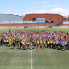 Un evento del Pla Català de l’Esport a l’Escola celebrado en el campo de fútbol del Mollerussa.