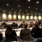 Imatge de la reunió sectorial d’Ocupació feta ahir a Madrid.