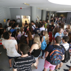 Alumnos a punto de comenzar la selectividad el pasado junio en la Universitat de Lleida.