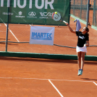Charo Esquiva, en la seua semifinal contra Isabel García.