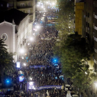 Unes 60.000 persones segons l’organització van participar en la marxa a València.