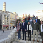 El PP presentó su candidatura en la plaza Sant Joan de Lleida.