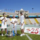 Nadal participa, antes del Godó, en un acto de los 25 años de los JJOO’92