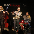 La formació francocatalana va actuar ahir al Jazz Tardor de Lleida.
