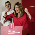 Sánchez alerta del “riesgo de involución” con Susana Díaz y ésta reclama “levantar España”