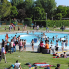 Imatge de les piscines municipals a l’aire lliure de Mollerussa.