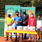 Albert Costa entre los finalistas del torneo, que se ha disputado en las instalaciones del CT Urgell.